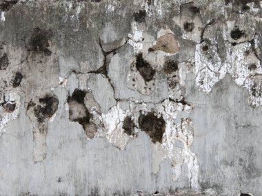 Bir zamanların sağlam beton yüzeyi, zamanla yıpranmış ve ihmal edilmiş, şimdi sayısız yılın izlerini taşıyor. Bir zamanlar pürüzsüz olan yüzü, yıpranmış yüzü boyunca kırışıklıklar gibi uzanan derin çatlaklarla gölgelenir.. 