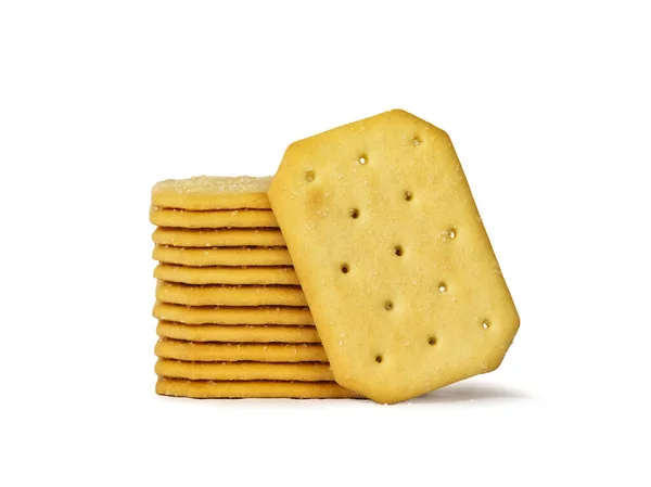 Photographed Delicious Assortment Crackers Capturing Crispy Texture Enticing Variety Use — Stock Photo, Image