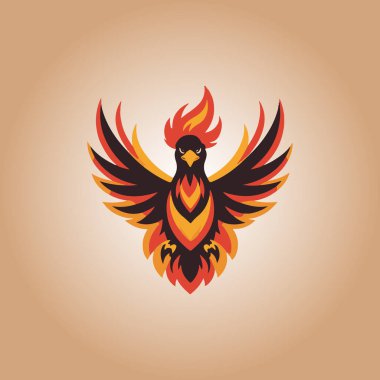 Logo Phoenix tasarım illüstrasyonu