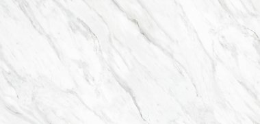 Arkaplan veya tasarım sanatı için doğal desenli beyaz mermer dokusu.
