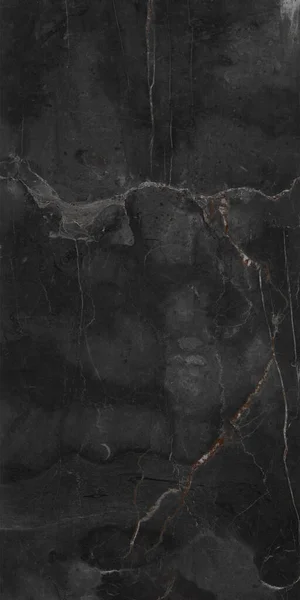 Białe Żyły Czarnym Marmurze Aranżacji Wnętrza — Zdjęcie stockowe