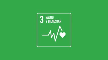 Küresel, sürdürülebilir, çevresel ve geliştirilmiş canlandırma simgesi seti. Canlandırılmış küresel hedefler İspanyol versiyonu