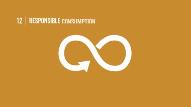 Hedef 12 Sorumlu Tüketim. Canlandırılmış küresel hedefler. SDG 'ler