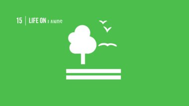 Hedefimiz 15 Life on lands. Canlandırılmış küresel hedefler. SDG 'ler