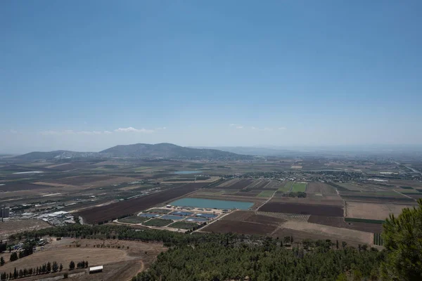 View of the Lower Galilee from the Mount Precipice, Nazareth, Israel. High quality photo