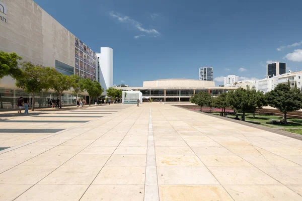 stock image Tel Aviv, Israel - August 12, 2022: Habima Square in Tel Aviv. High quality photo