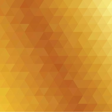 Altın soyut arka plan. Geometrik çizim. Sunum için vektör arkaplanı. Reklam için düzenleme.