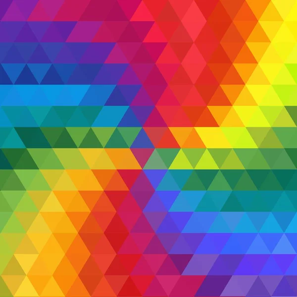 Farbige Dreiecke Gestaltungselement Hintergrund Für Werbepräsentation — Stockvektor