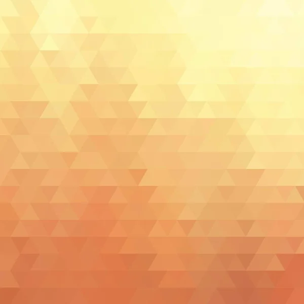Beiger Dreieckiger Abstrakter Hintergrund Geometrische Vorlage Für Die Präsentation Vektorgrafik — Stockvektor