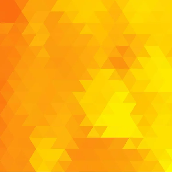 Gelber Dreieckiger Abstrakter Hintergrund Geometrische Vorlage Für Die Präsentation Vektorgrafiken — Stockvektor