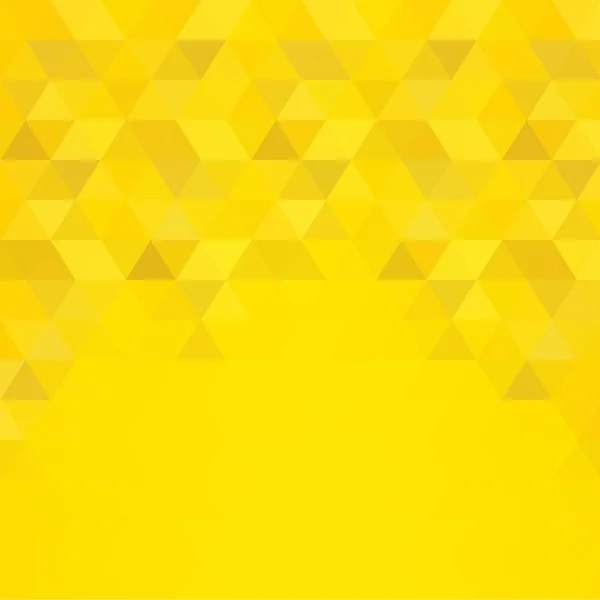 Fondo Triangular Amarillo Gráficos Vectores Elemento Diseño — Vector de stock