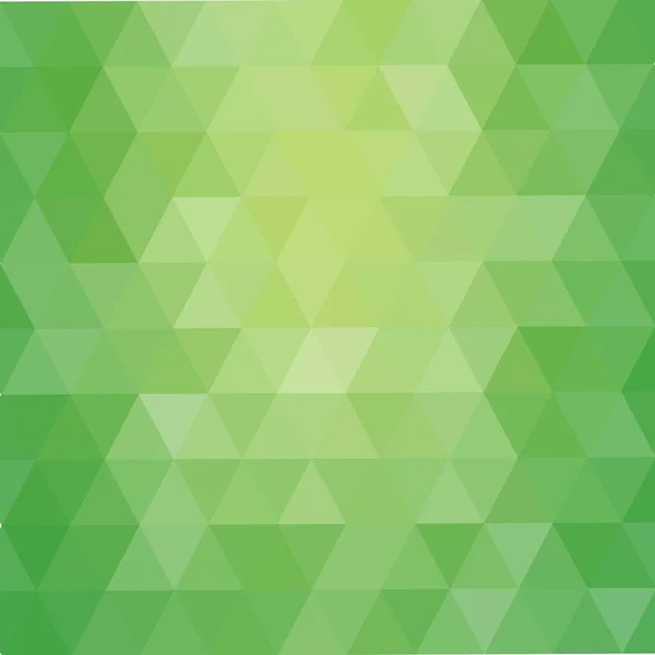 Fundo Triangular Verde Ilustração Vetorial Abstrata Elemento Decoração —  Vetores de Stock