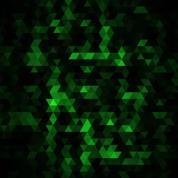 Schwarz Grüne Geometrische Formen Vektorabbildung Banner Für Werbung Präsentationsvorlage Dekorelement — Stockvektor