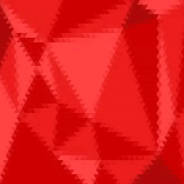 Rode Veelhoekige Achtergrond Illustratie Lage Polystijl — Stockvector