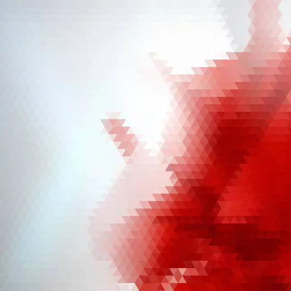 Rot Grauer Hintergrund Geometrische Illustration Vektorvorlage Gestaltungselement — Stockvektor