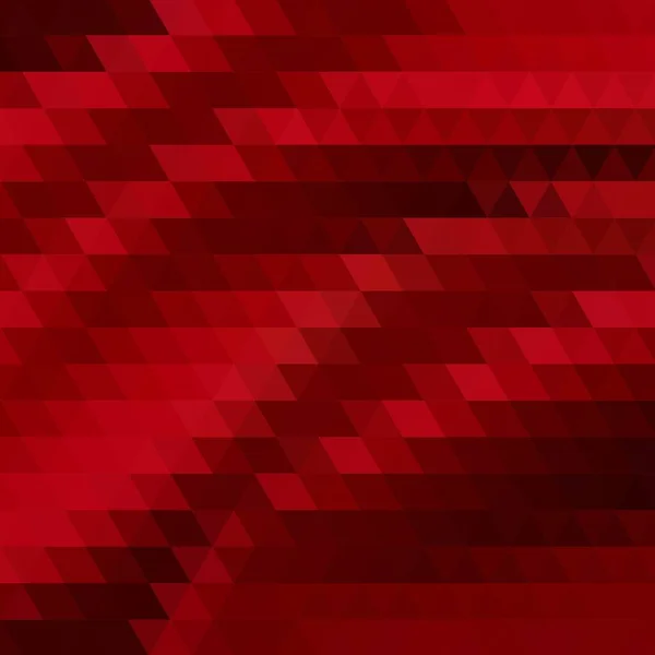 Roter Dreieckiger Hintergrund Abstrakte Vektorillustration Dekorationselement — Stockvektor