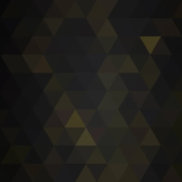 Schwarzer Dreieckiger Hintergrund Geometrische Illustration Vektorvorlage Gestaltungselement — Stockvektor