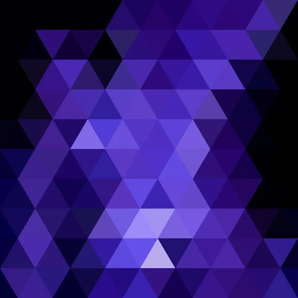 Geometrischer Abstrakter Hintergrund Vektorbild Polygonaler Stil Blaue Dreiecke — Stockvektor