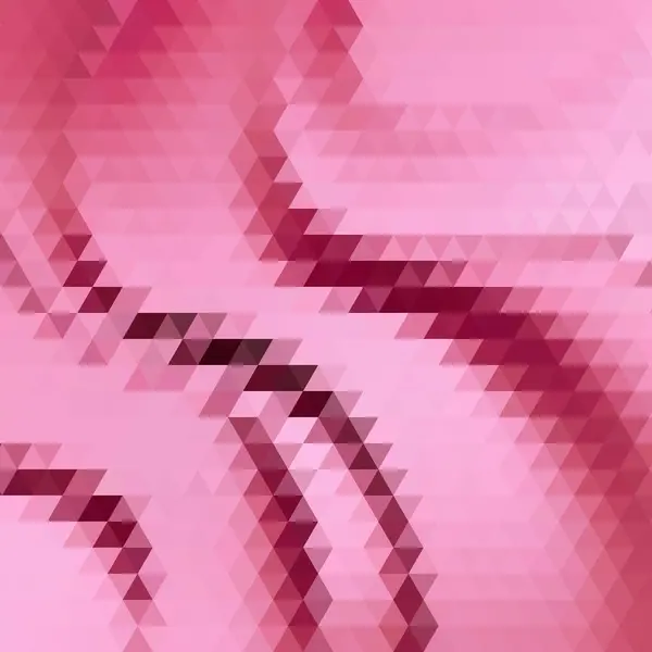 Рожеві Трикутники Векторний Геометричний Фон Елемент Дизайну — стоковий вектор