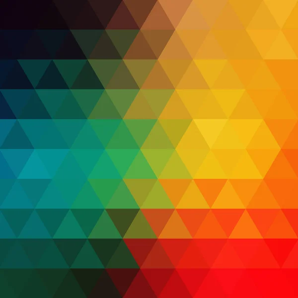 Abstracción Fondo Colorido Triángulos Idea Para Diseño — Archivo Imágenes Vectoriales