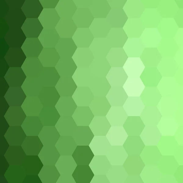 绿色六边形背景 演示模板 为广告做准备 矢量图形 — 图库矢量图片