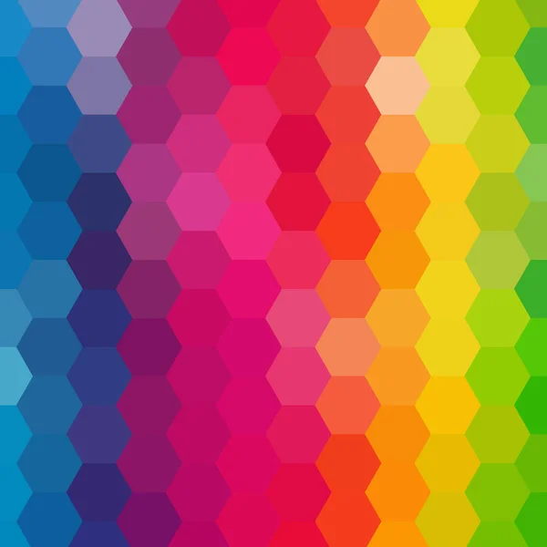 Achtergrond Van Geometrische Vormen Kleurrijk Mozaïek Patroon Driehoek — Stockvector