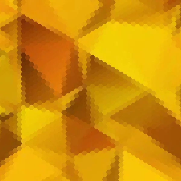 Złoty Abstrakcyjny Wzór Tła Mozaiki — Wektor stockowy