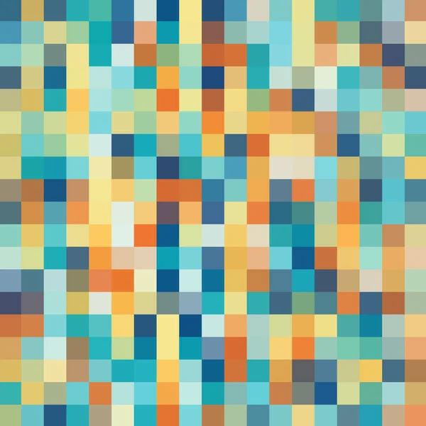 Farbiger Pixelhintergrund Abstraktes Geometrisches Bild Gestaltungselement — Stockvektor