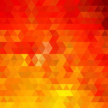 Üçgenleri olan güzel, modern bir arka plan. Sunum için vektör arkaplanı. Dekor ögesi.