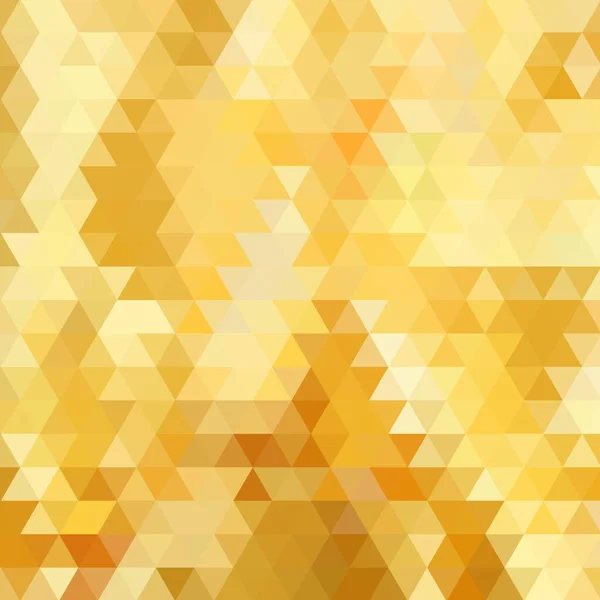Fundo Triangular Dourado Imagem Vetorial Abstrata Para Banner Apresentação Brochura — Vetor de Stock