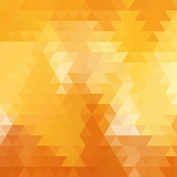 Fundo Amarelo Triangular Imagem Geométrica Abstrata Para Apresentação Elemento Projeto — Vetor de Stock