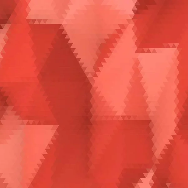 Rode Driehoekige Achtergrond Abstracte Vectorillustratie Decor Element — Stockvector