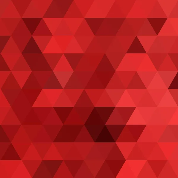 Rode Driehoekige Achtergrond Abstracte Vectorillustratie Decor Element — Stockvector