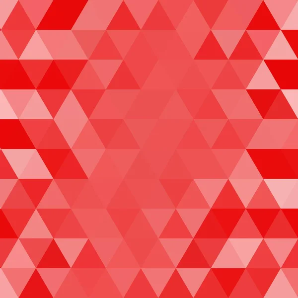 赤三角形の背景 抽象ベクトル図 装飾要素 — ストックベクタ