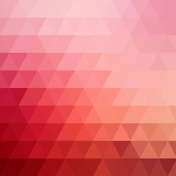 Triangles Rouges Blancs Fond Géométrique Abstrait Graphiques Vectoriels — Image vectorielle