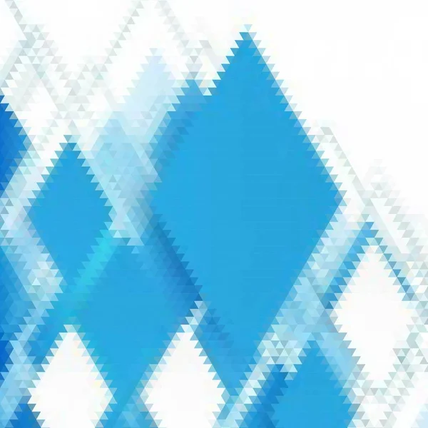 青いメッシュモザイクの背景 創造的なデザインテンプレート — ストックベクタ