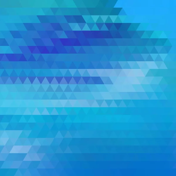 カラフルな青の色の幾何学的ランダムな三角形低ポリスタイルのグラデーションイラストグラフィック背景 あなたのビジネスのための多角形のデザイン ベクトルイラストEps — ストックベクタ