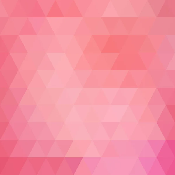 Fond Triangulaire Rose Illustration Vectorielle Dans Style Polygonal — Image vectorielle