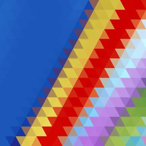 Multicolor Arco Íris Baixo Fundo Poli Gradiente Abstrato Fundo Vetor — Vetor de Stock