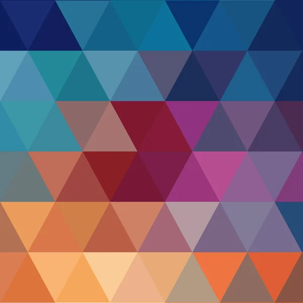 Vector Abstracto Irregular Fondo Poligonal Con Patrón Triangular Colores Arco — Archivo Imágenes Vectoriales