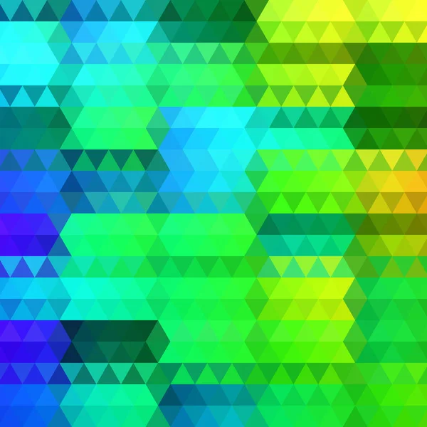 Abstracte Geometrische Achtergrond Bestaande Uit Gekleurde Driehoeken — Stockvector