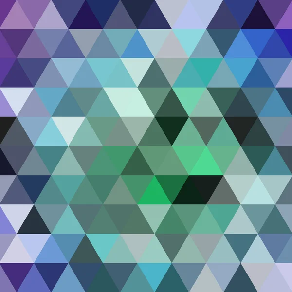 Abstrato Geométrico Colorido Mosaico Sem Costura Padrão Triângulos Ilustração Vetorial — Vetor de Stock
