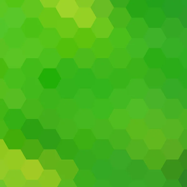 Green Background Advertising Honeycomb — Stock Vector
