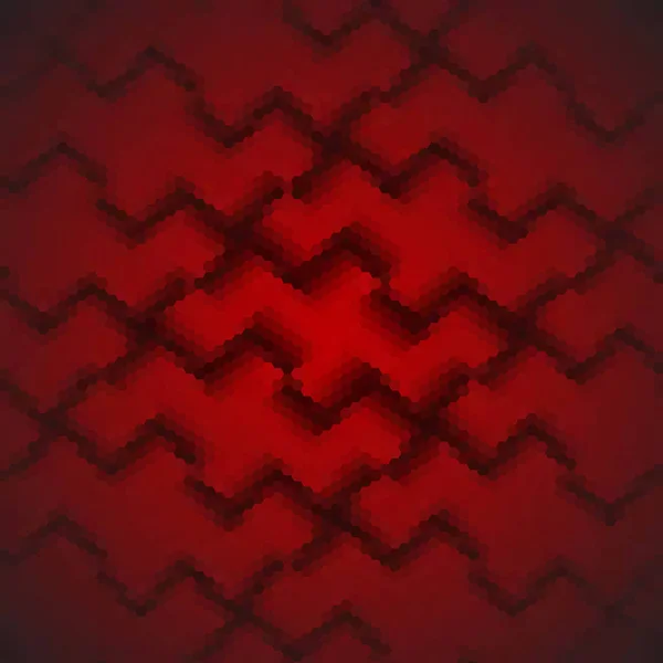 Ljus Röd Vektor Bakgrund Med Uppsättning Hexagoner Illustration Med Uppsättning — Stock vektor