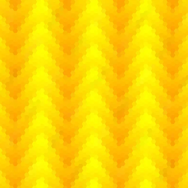 Hexagonal Amarillo Vector Abstracto Diseño Fondo — Vector de stock
