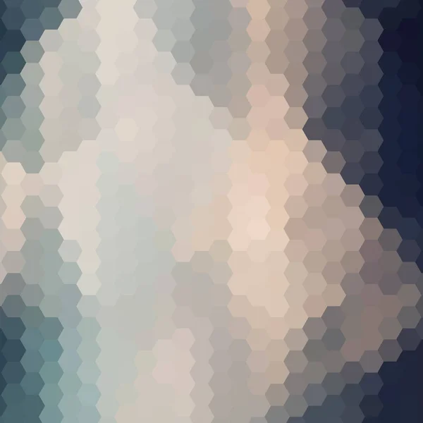 Svart Grå Geometrisk Hexagon Abstrakt Illustration Utformningselement — Stock vektor