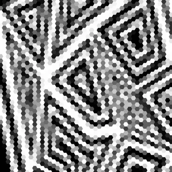 Чорно Білий Геометричний Фон Шаблон Презентації Багатокутний Стиль — стоковий вектор