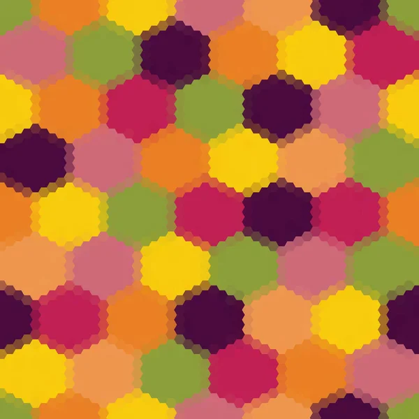 Färgade Hexagon Bakgrund Modern Design Mall För Reklam Presentation Layout — Stock vektor