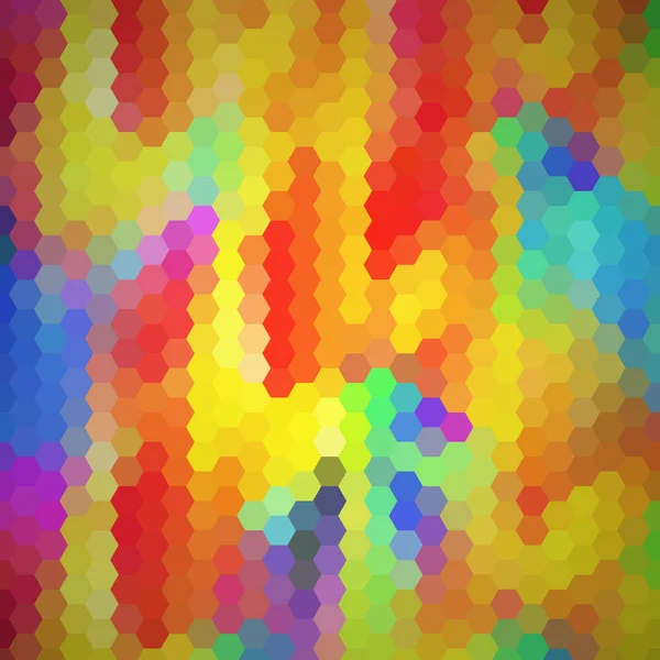 Pestrobarevné Abstraktní Geometrické Pozadí Pozadí Mozaiky Mřížky — Stockový vektor