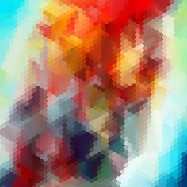 Düzensiz Tessellations Desen Tam Spektrum Renklerde Üçgen Tasarım Gökkuşağı Ile — Stok Vektör